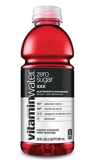 Vitamin Water, Zero XXX, 20-Ounce Bottles (Pack of 12)