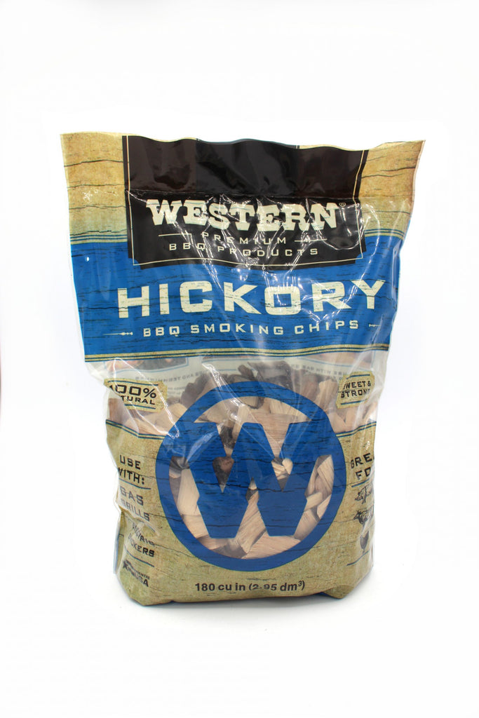 Western Wood - Hickory BBQ Smoking Chips - 180 cu. in.