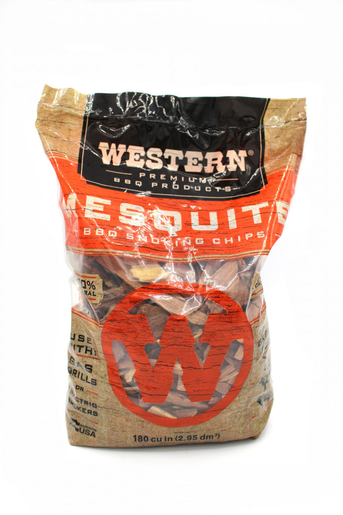 Western Wood - Mesquite BBQ Smoking Chips - 180 cu. in.