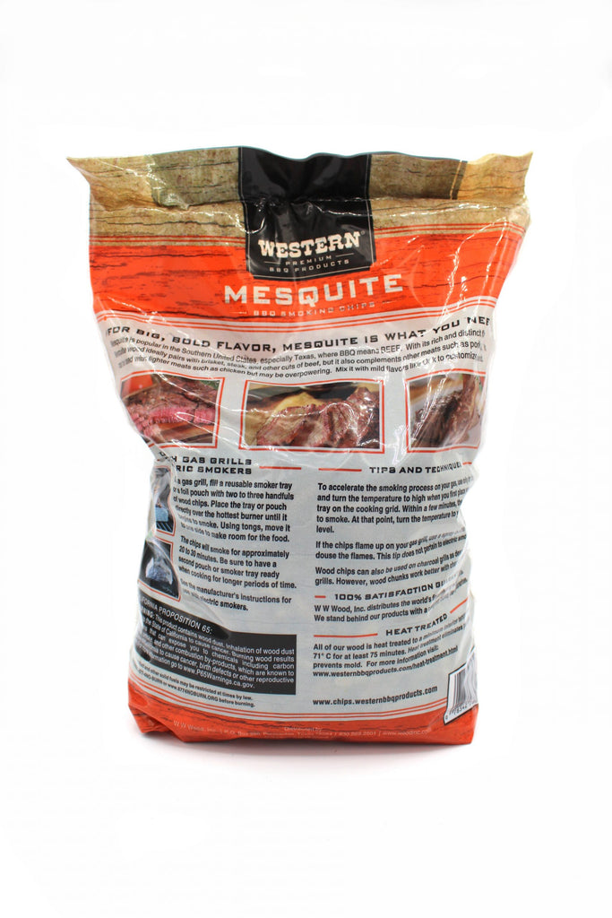 Western Wood - Mesquite BBQ Smoking Chips - 180 cu. in.