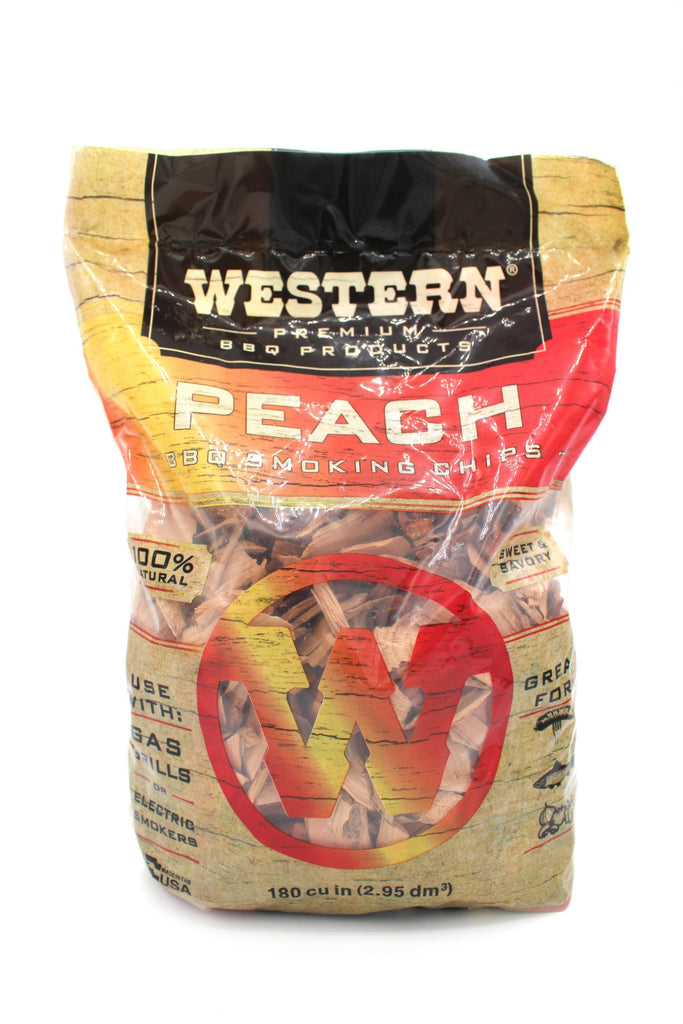 Western Wood - Peach BBQ Smoking Chips - 180 cu. in.